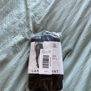 Size G/H Black Opaque Tights - Lane Bryant